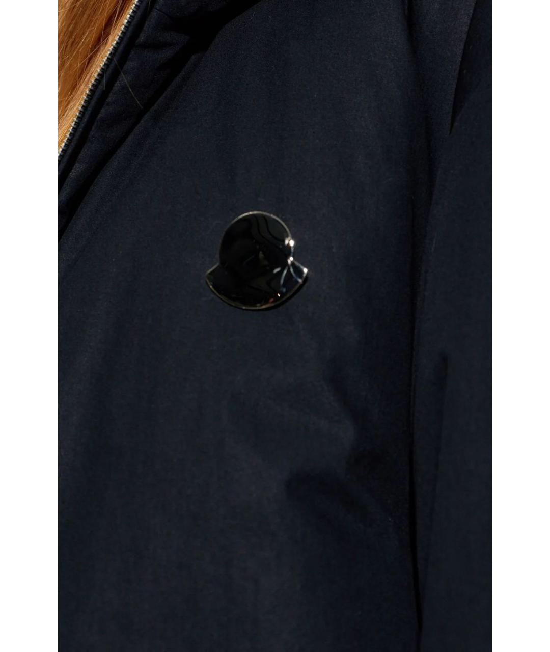 MONCLER Темно-синяя куртка, фото 4