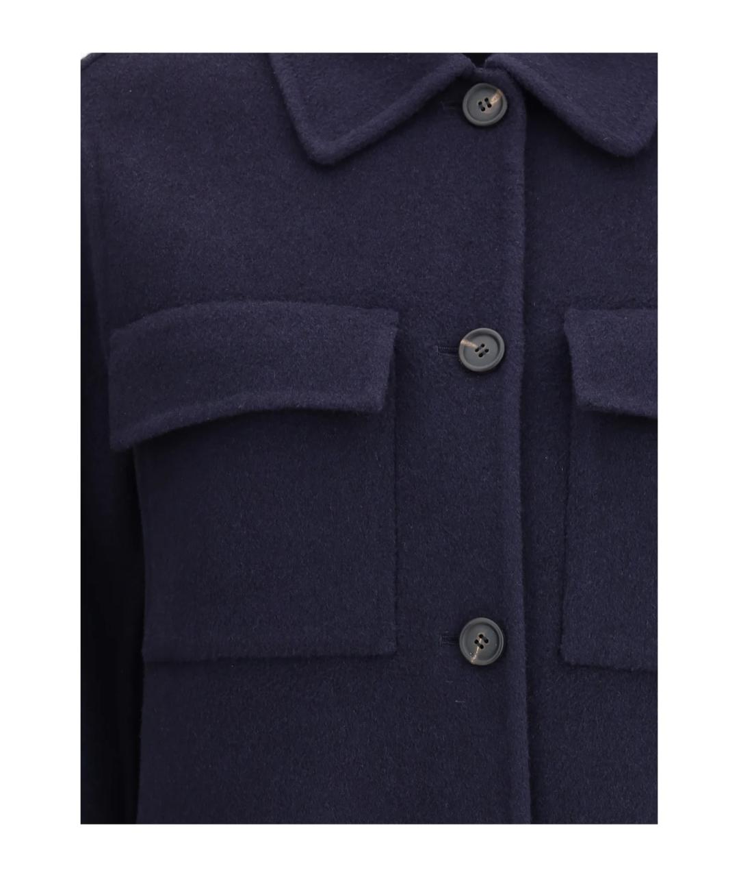 BRUNELLO CUCINELLI Синяя шерстяная куртка, фото 3