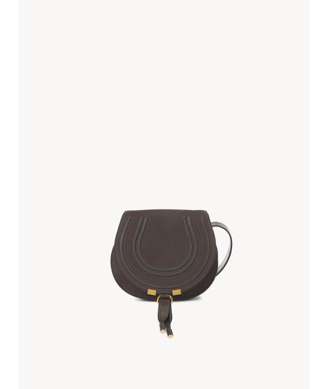 CHLOE Серая кожаная сумка через плечо, фото 5