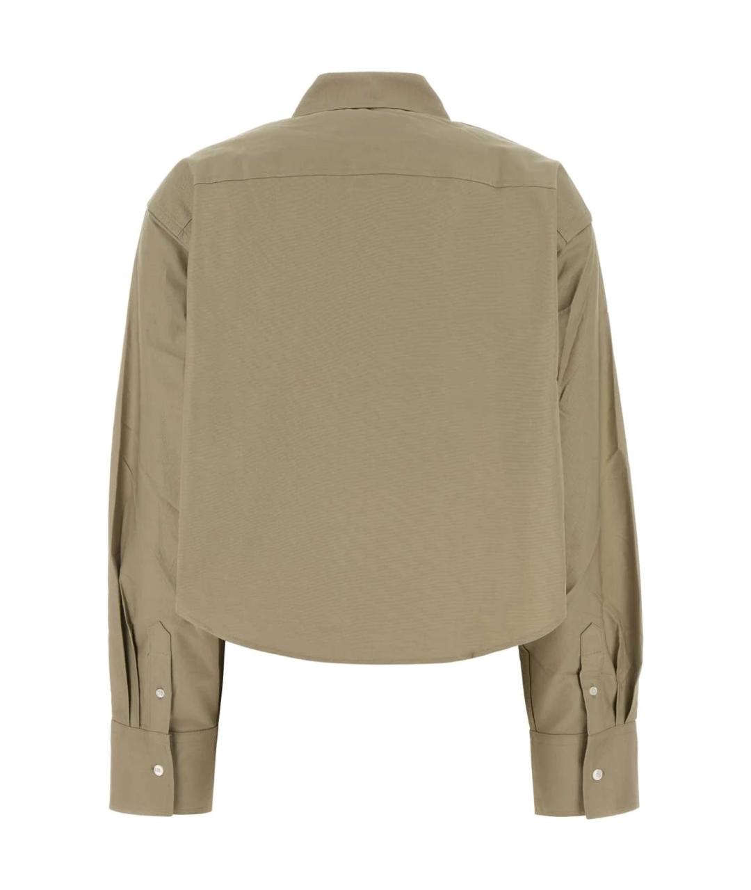 Ami Paris Бежевая хлопковая рубашка, фото 2