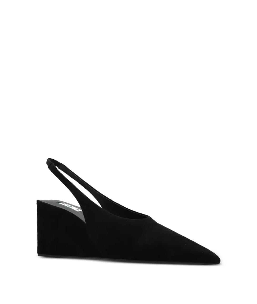 ALAIA Черные замшевые туфли, фото 2