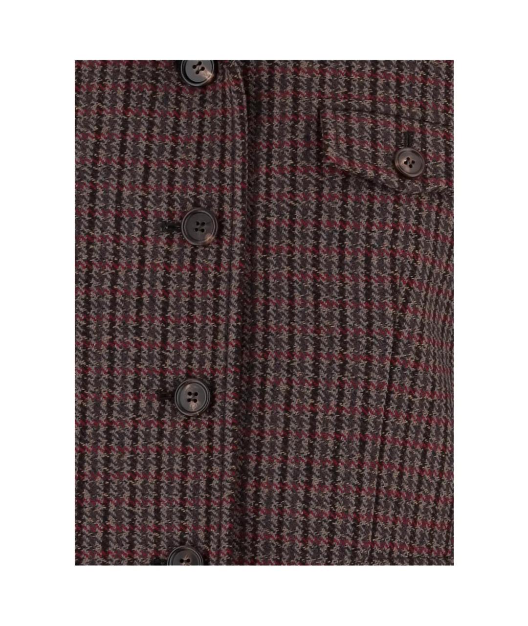 CHLOE Мульти шерстяное пальто, фото 3