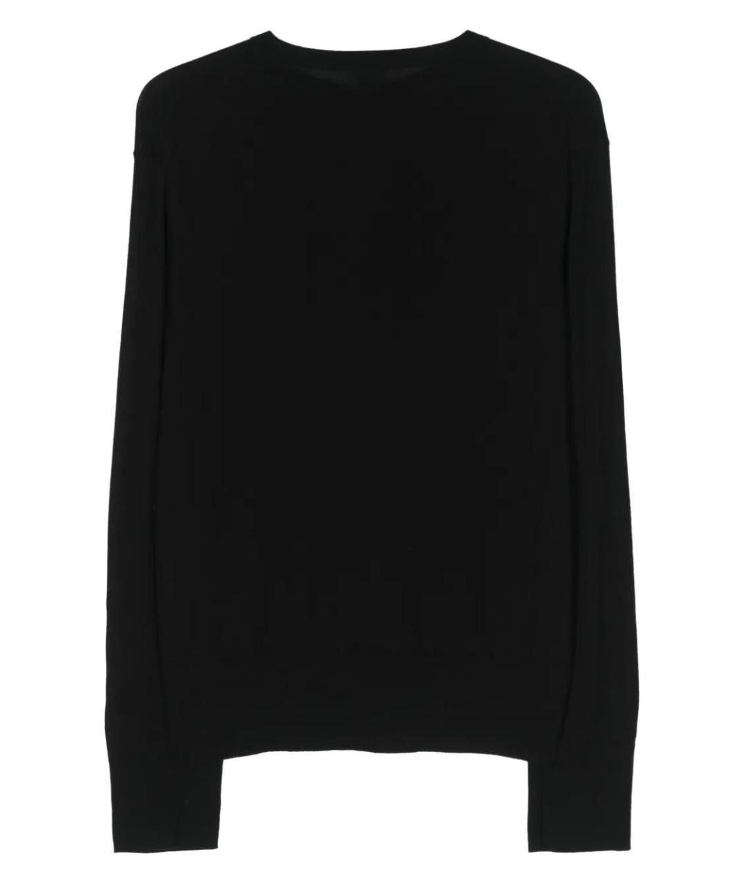 TOTEME Черный шелковый джемпер / свитер, фото 2