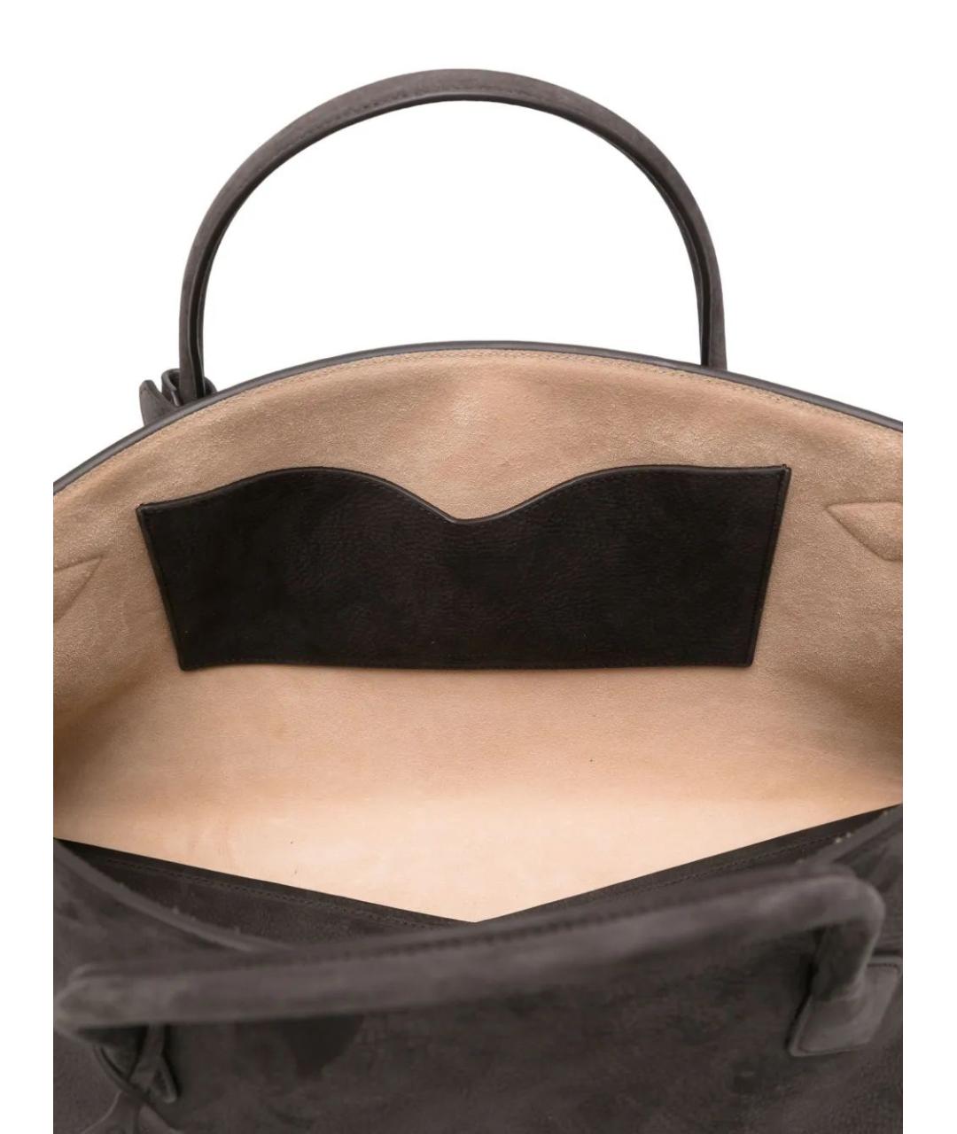 ALAIA Коричневая кожаная сумка тоут, фото 5