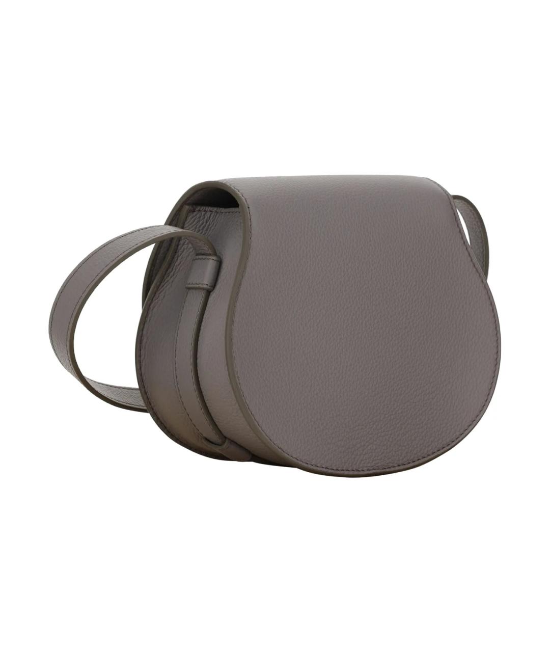 CHLOE Серая кожаная сумка через плечо, фото 3