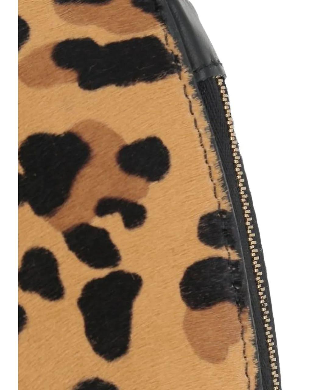 ALAIA Коричневая кожаная сумка через плечо, фото 3