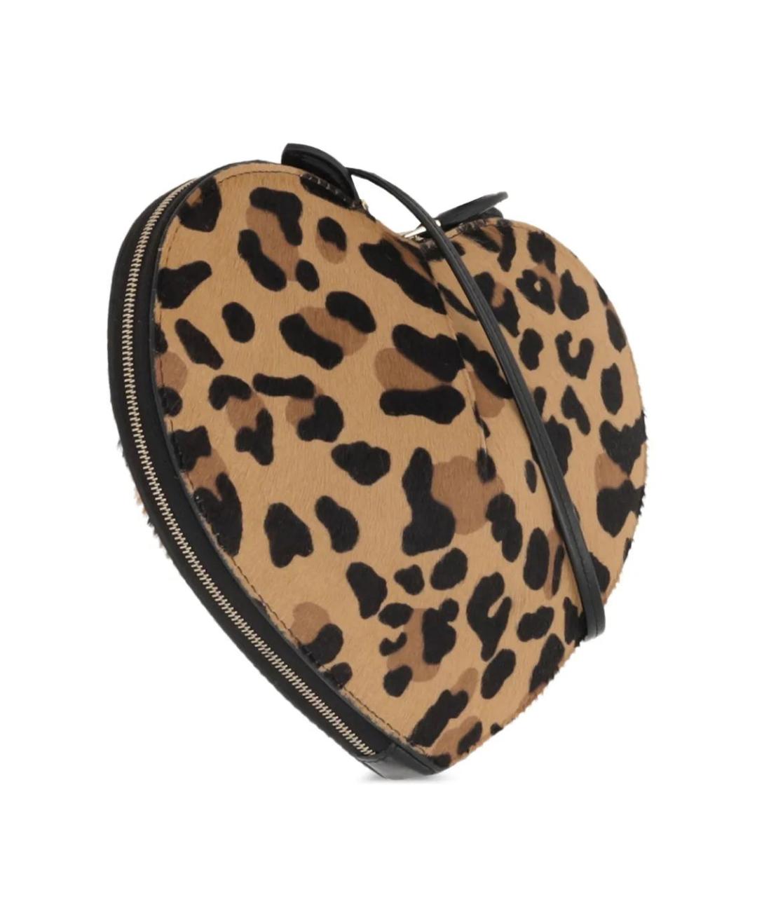 ALAIA Коричневая кожаная сумка через плечо, фото 2