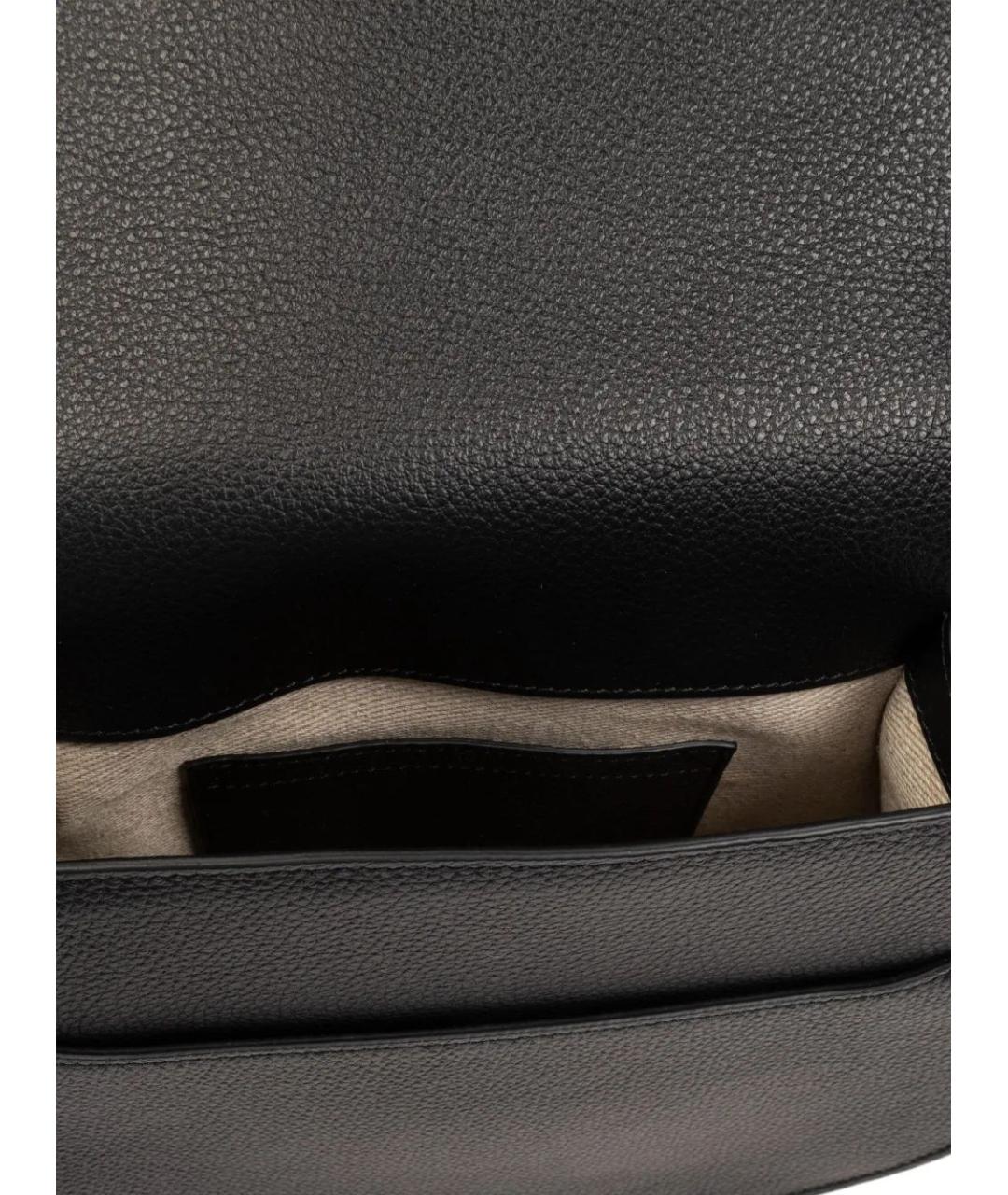 CHLOE Черная кожаная сумка через плечо, фото 5