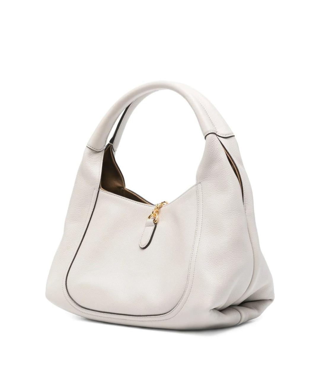 GUCCI Бежевая кожаная сумка через плечо, фото 2