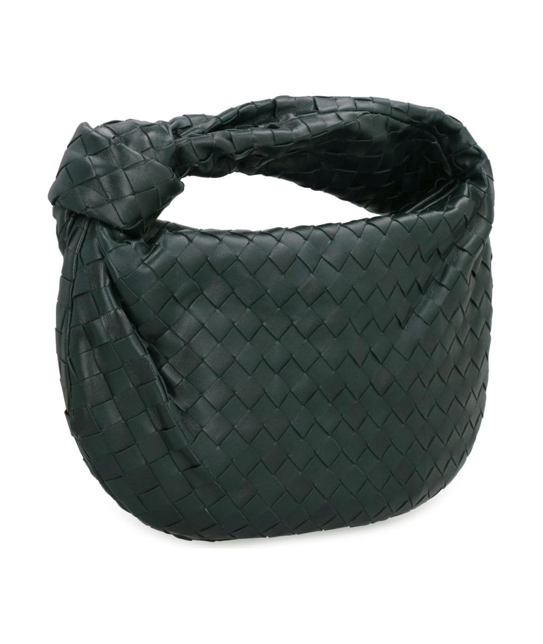 BOTTEGA VENETA Зеленая кожаная сумка через плечо, фото 2