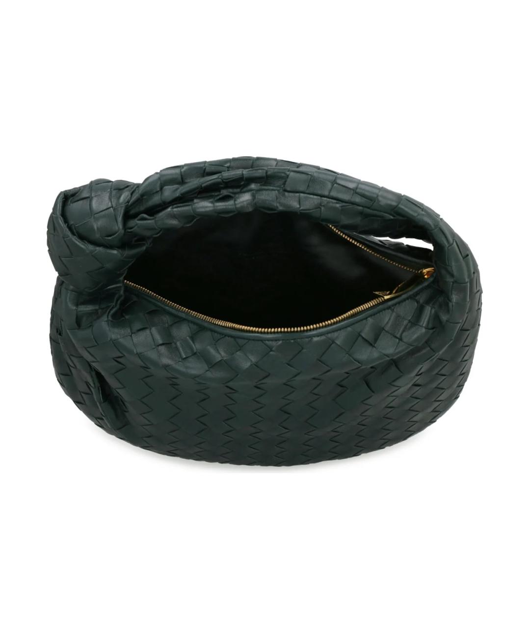 BOTTEGA VENETA Зеленая кожаная сумка через плечо, фото 3