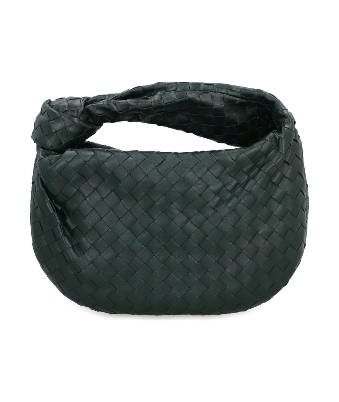 BOTTEGA VENETA Зеленая кожаная сумка через плечо, фото 1