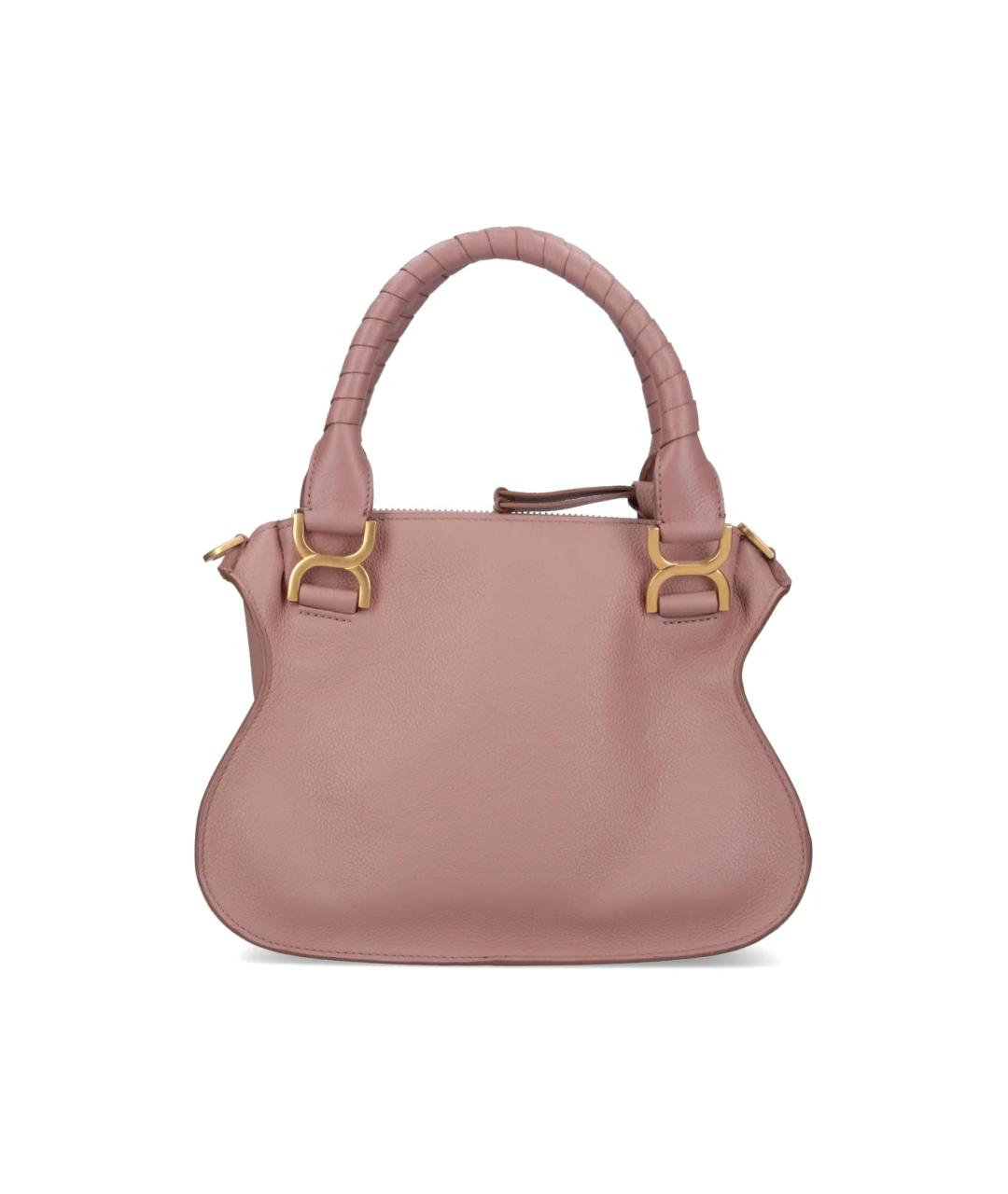 CHLOE Розовая кожаная сумка тоут, фото 3