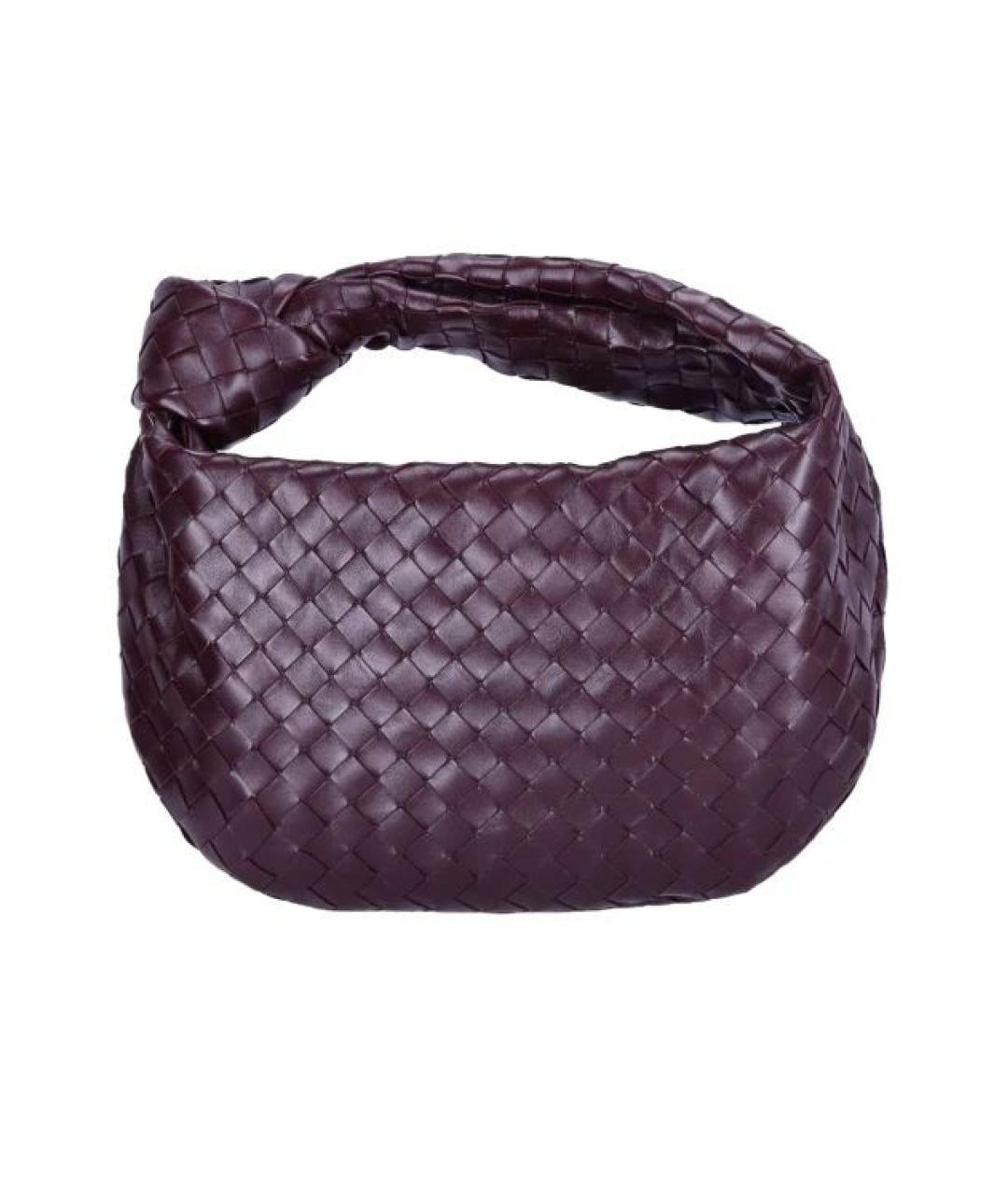 BOTTEGA VENETA Фиолетовая кожаная сумка через плечо, фото 1