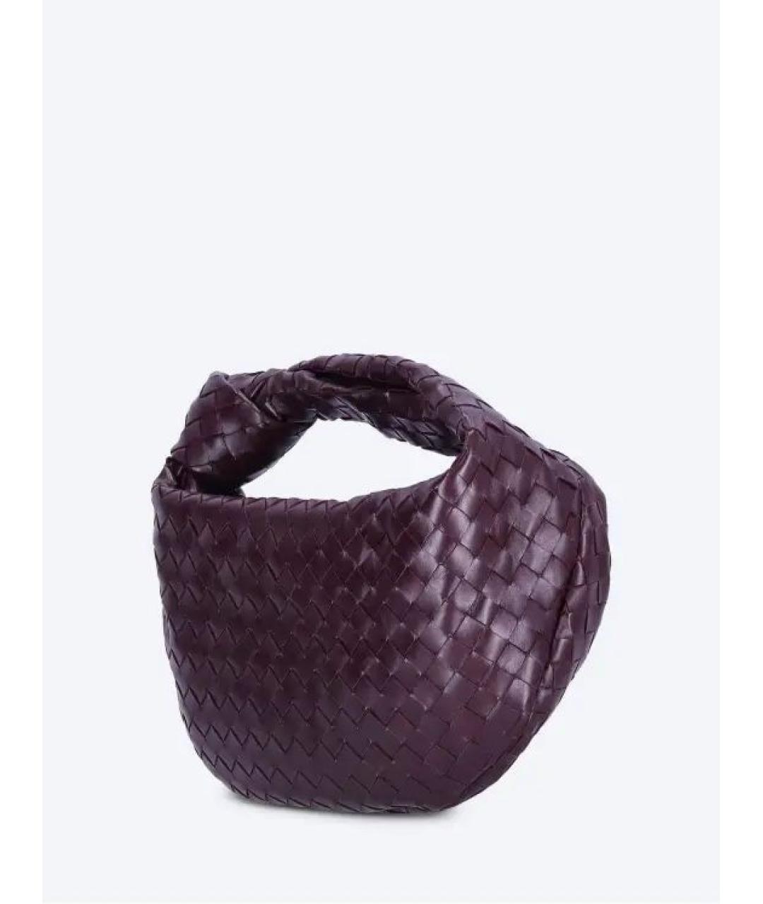 BOTTEGA VENETA Фиолетовая кожаная сумка через плечо, фото 2