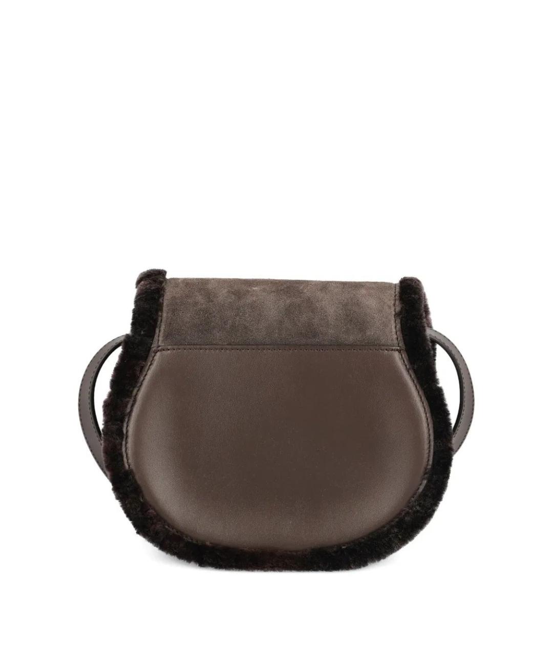 CHLOE Серая замшевая сумка через плечо, фото 2