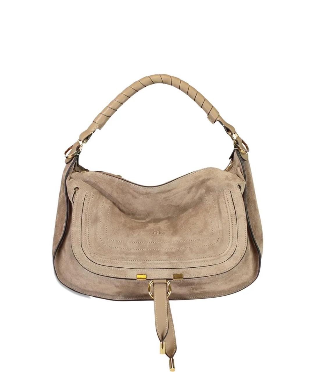 CHLOE Коричневая кожаная сумка тоут, фото 1