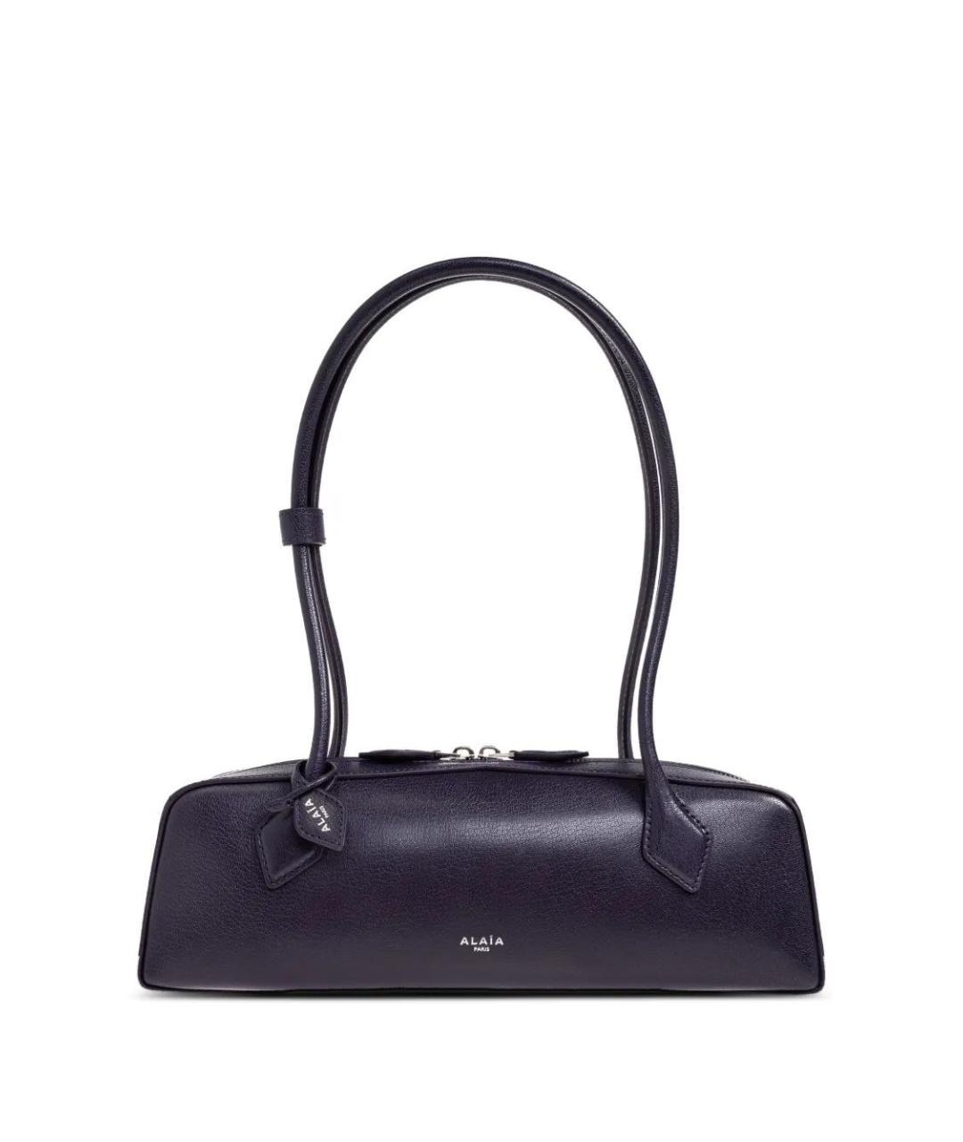 ALAIA Фиолетовая кожаная сумка тоут, фото 1