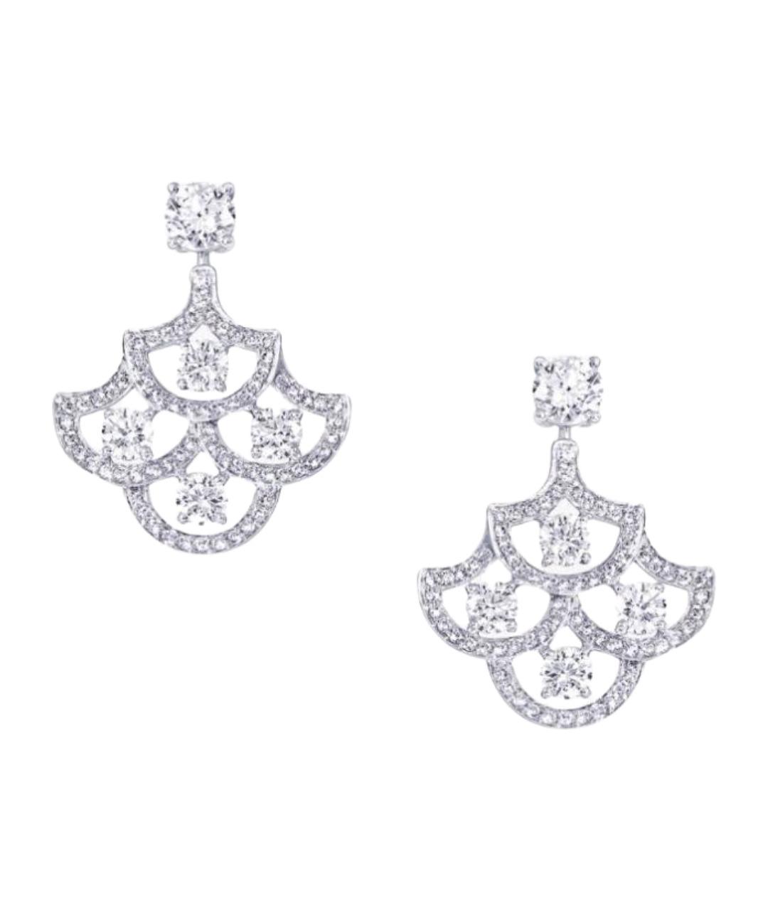 GRAFF Серебряные серьги из белого золота, фото 1