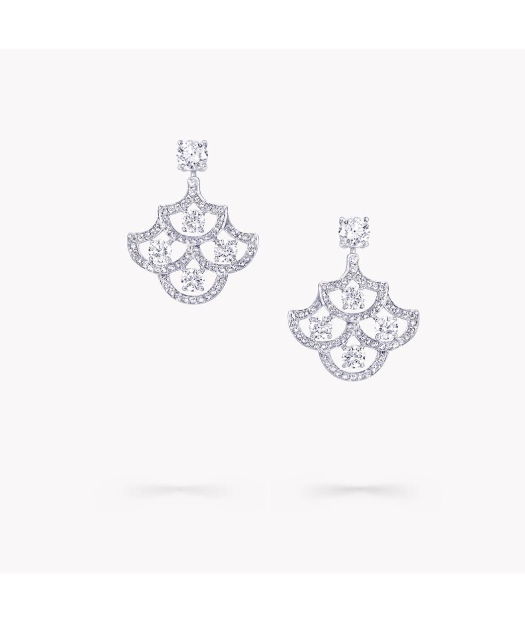 GRAFF Серебряные серьги из белого золота, фото 3