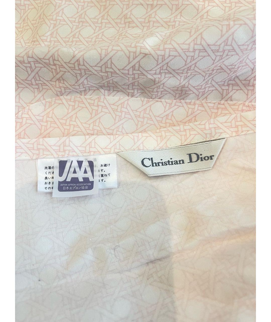 CHRISTIAN DIOR Розовое синтетическое повседневное платье, фото 7
