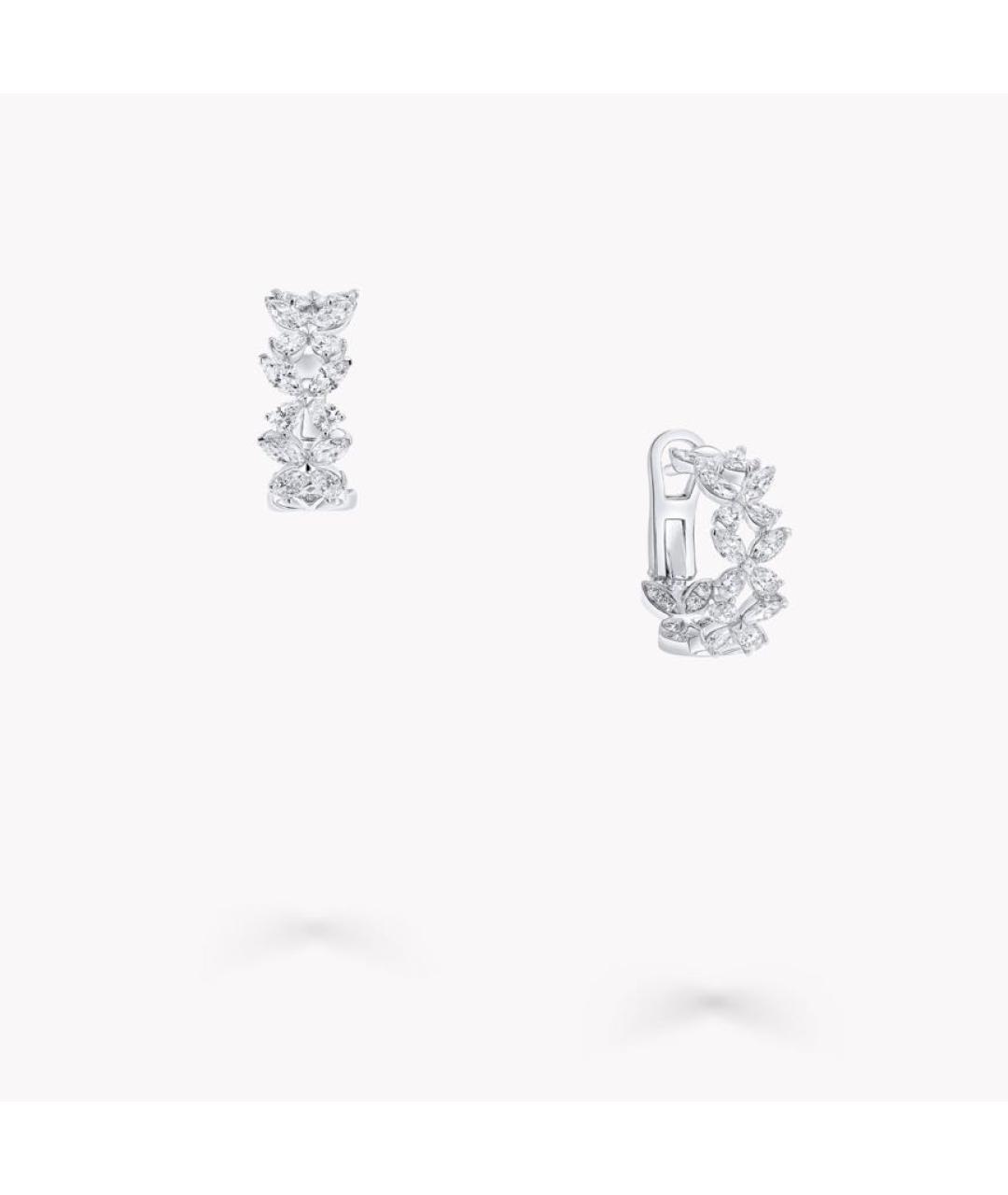 GRAFF Серебряные серьги из белого золота, фото 4