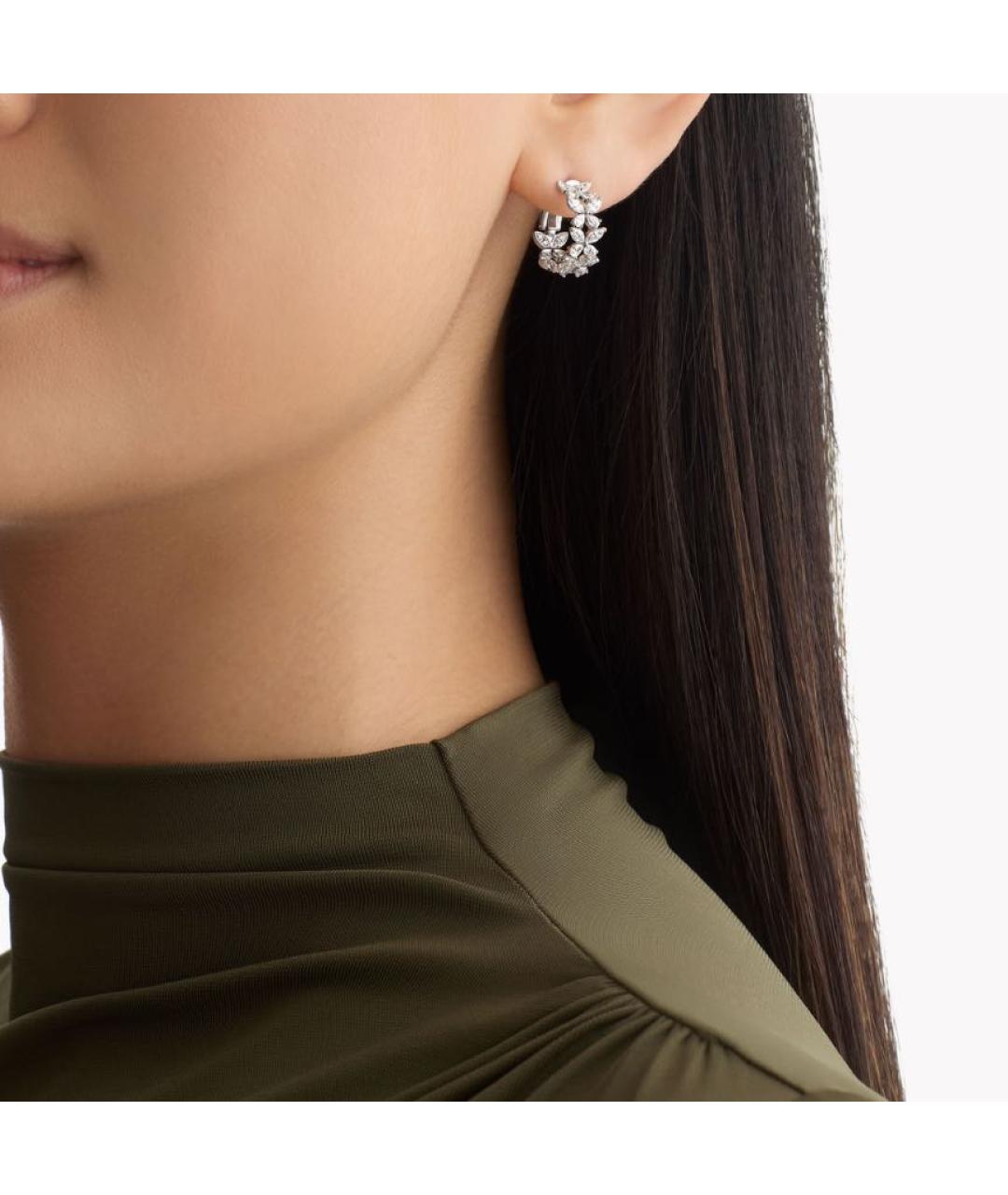 GRAFF Серебряные серьги из белого золота, фото 2