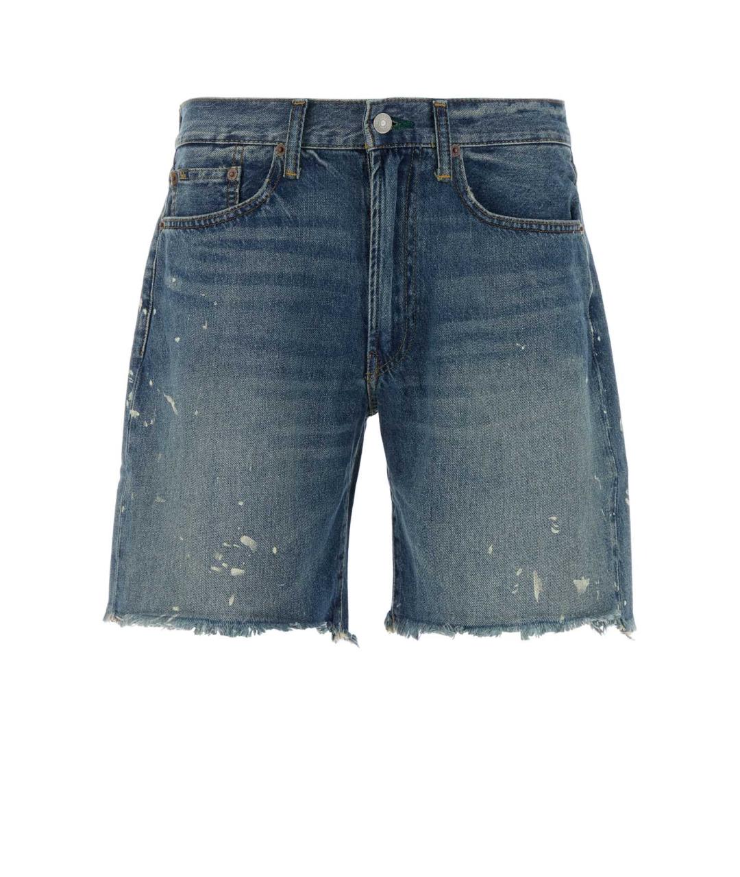 POLO RALPH LAUREN Синие хлопковые шорты, фото 1