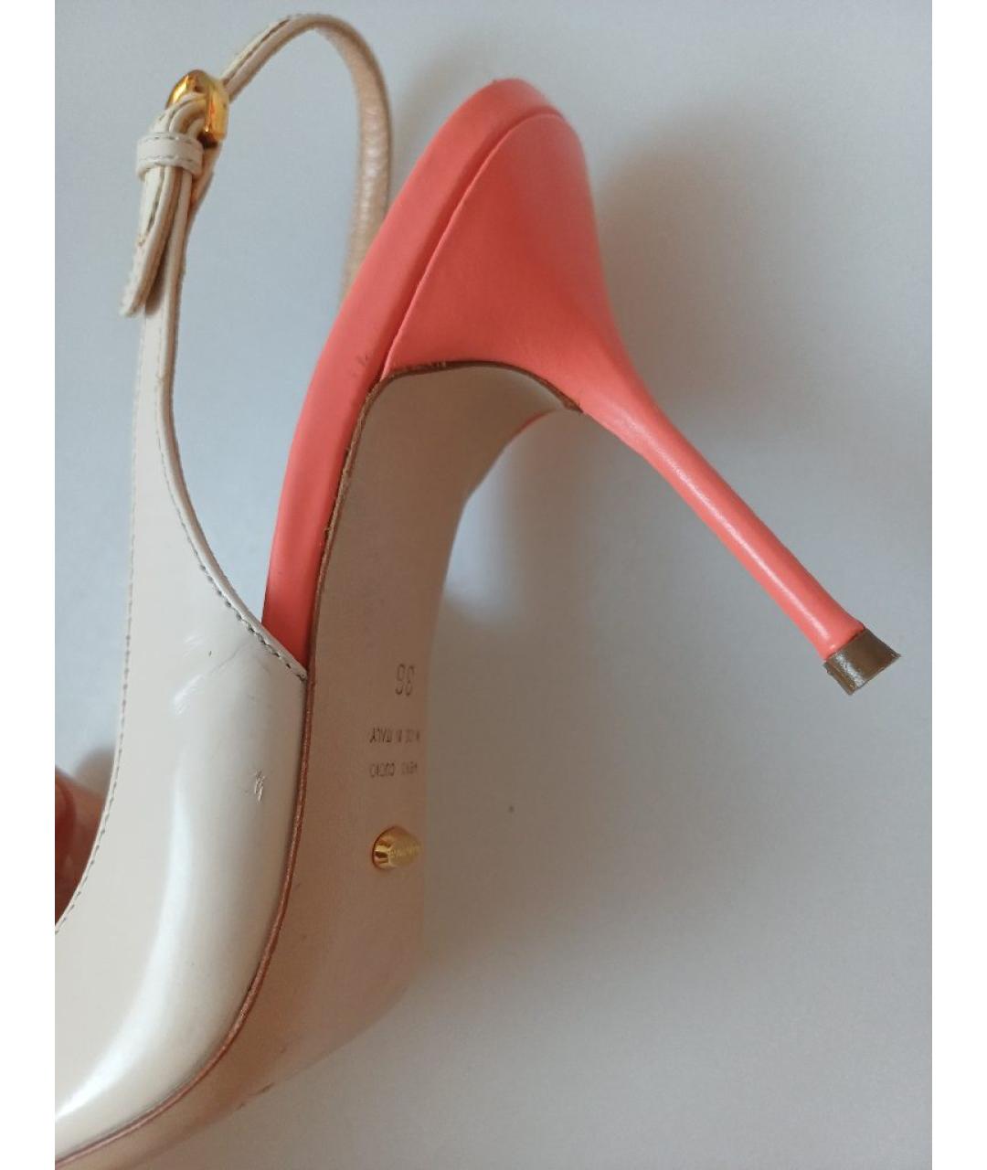 SERGIO ROSSI Мульти кожаные туфли, фото 6