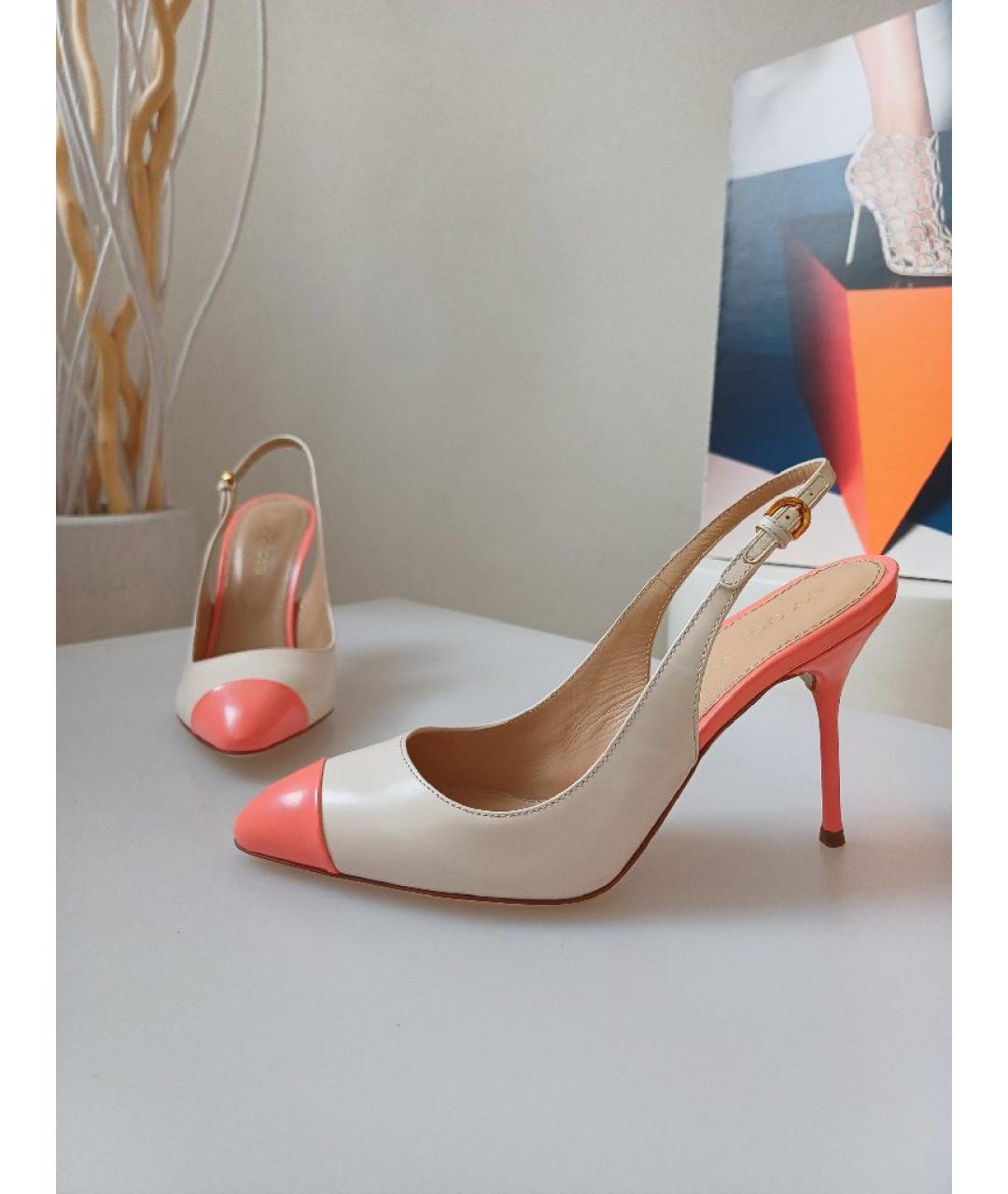 SERGIO ROSSI Мульти кожаные туфли, фото 4