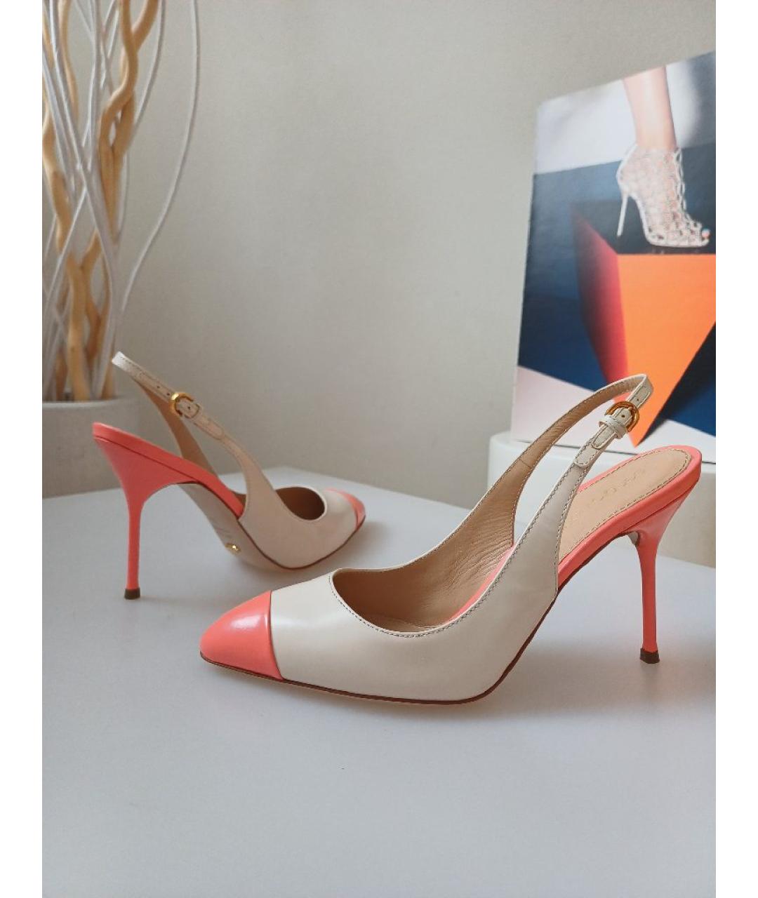 SERGIO ROSSI Мульти кожаные туфли, фото 5