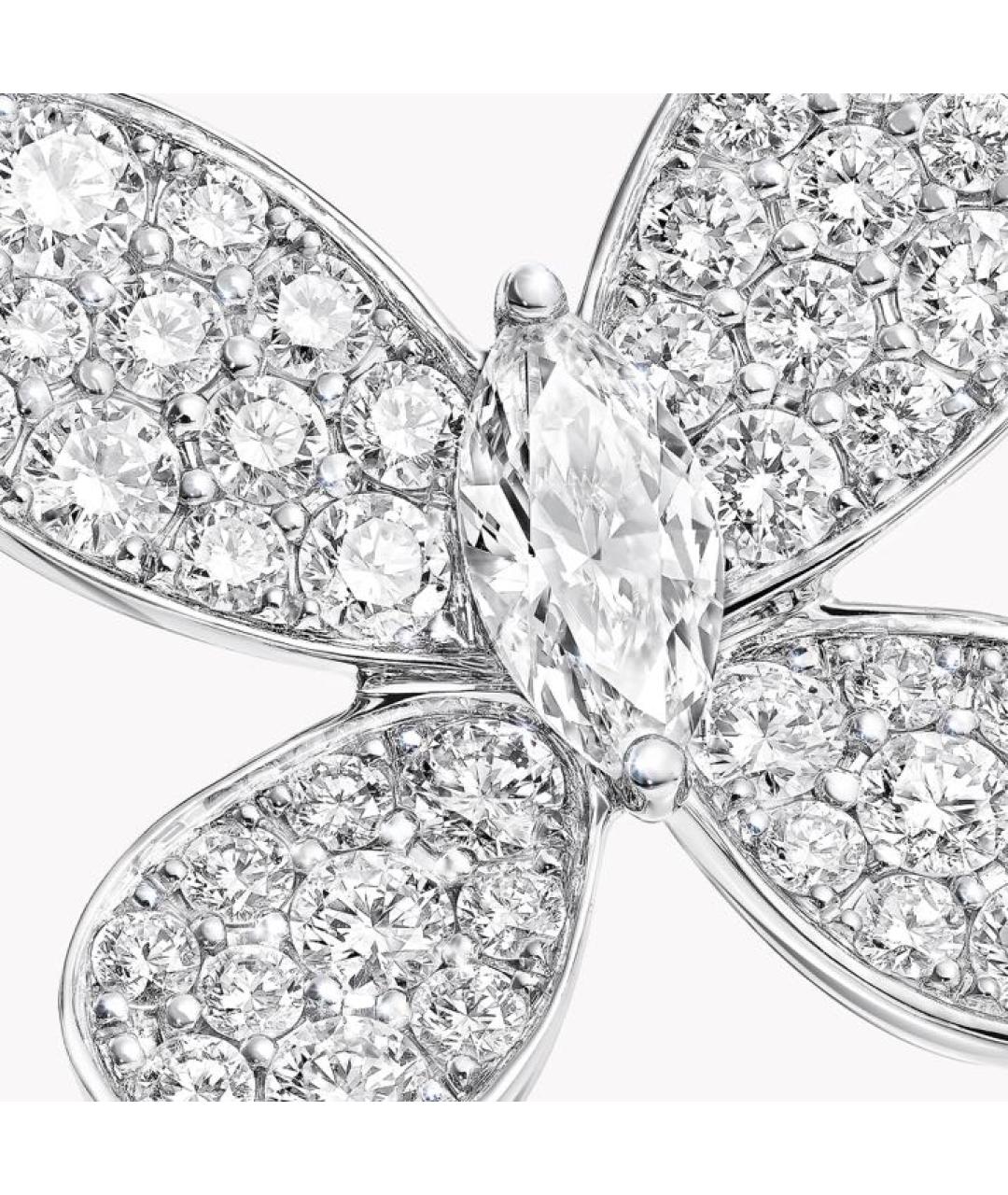 GRAFF Серебряные платиновые серьги, фото 4