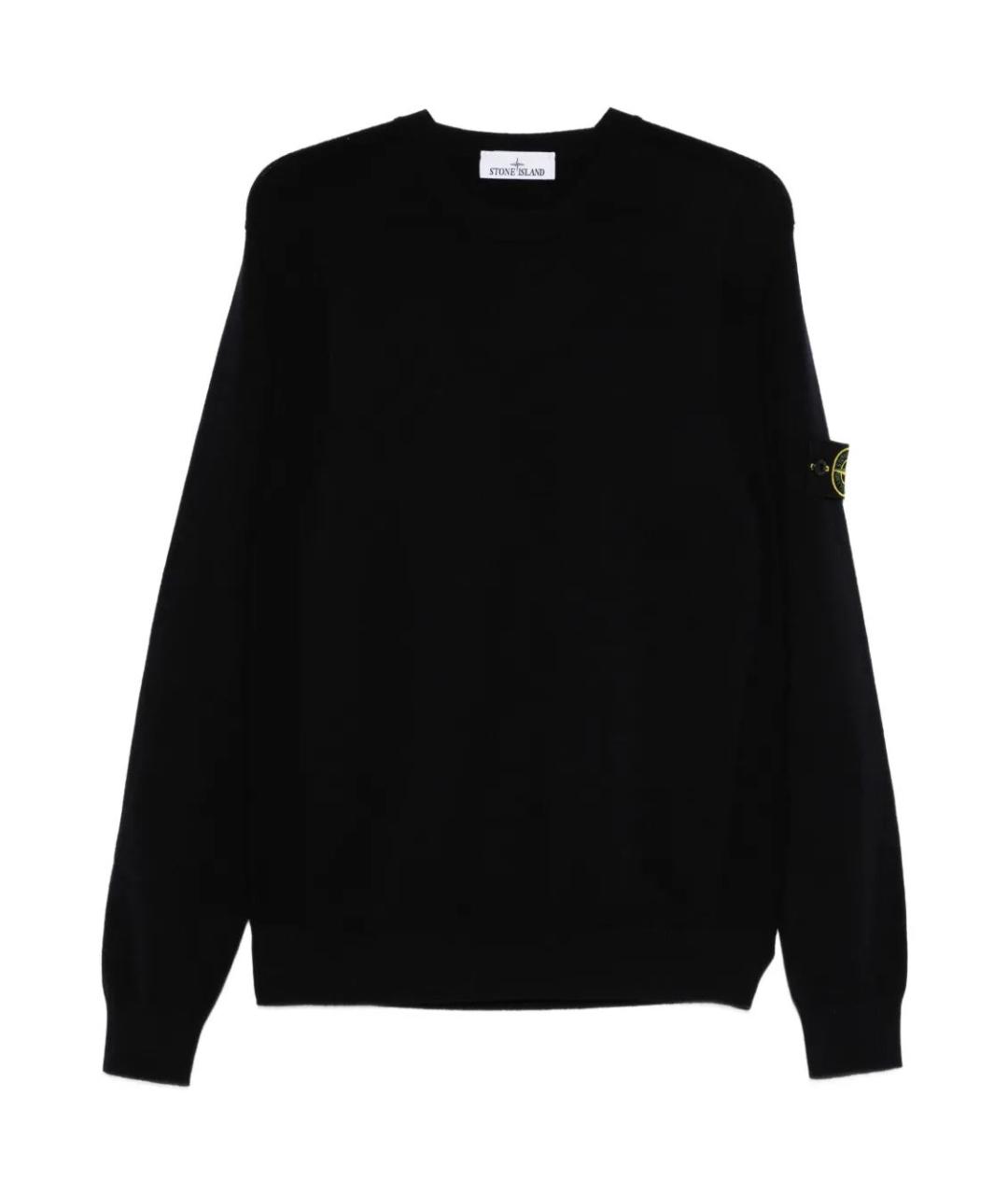 STONE ISLAND Синий шерстяной джемпер / свитер, фото 1