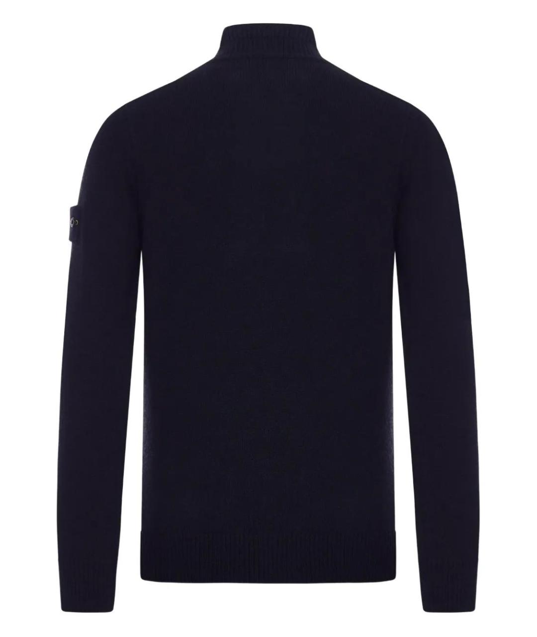 STONE ISLAND Синий шерстяной джемпер / свитер, фото 2
