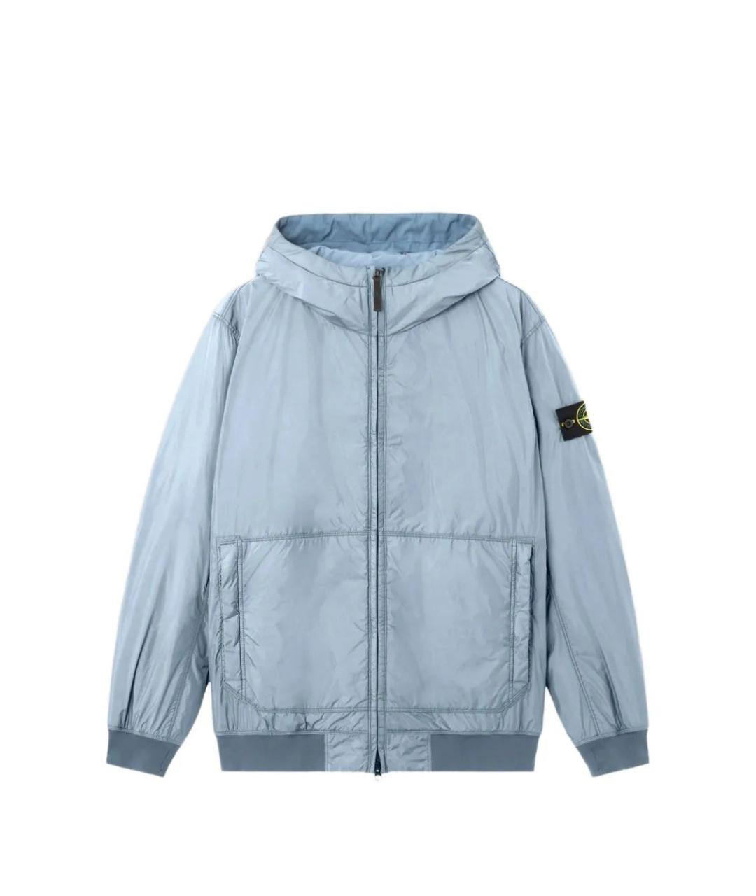 STONE ISLAND Синяя полиамидовая куртка, фото 1