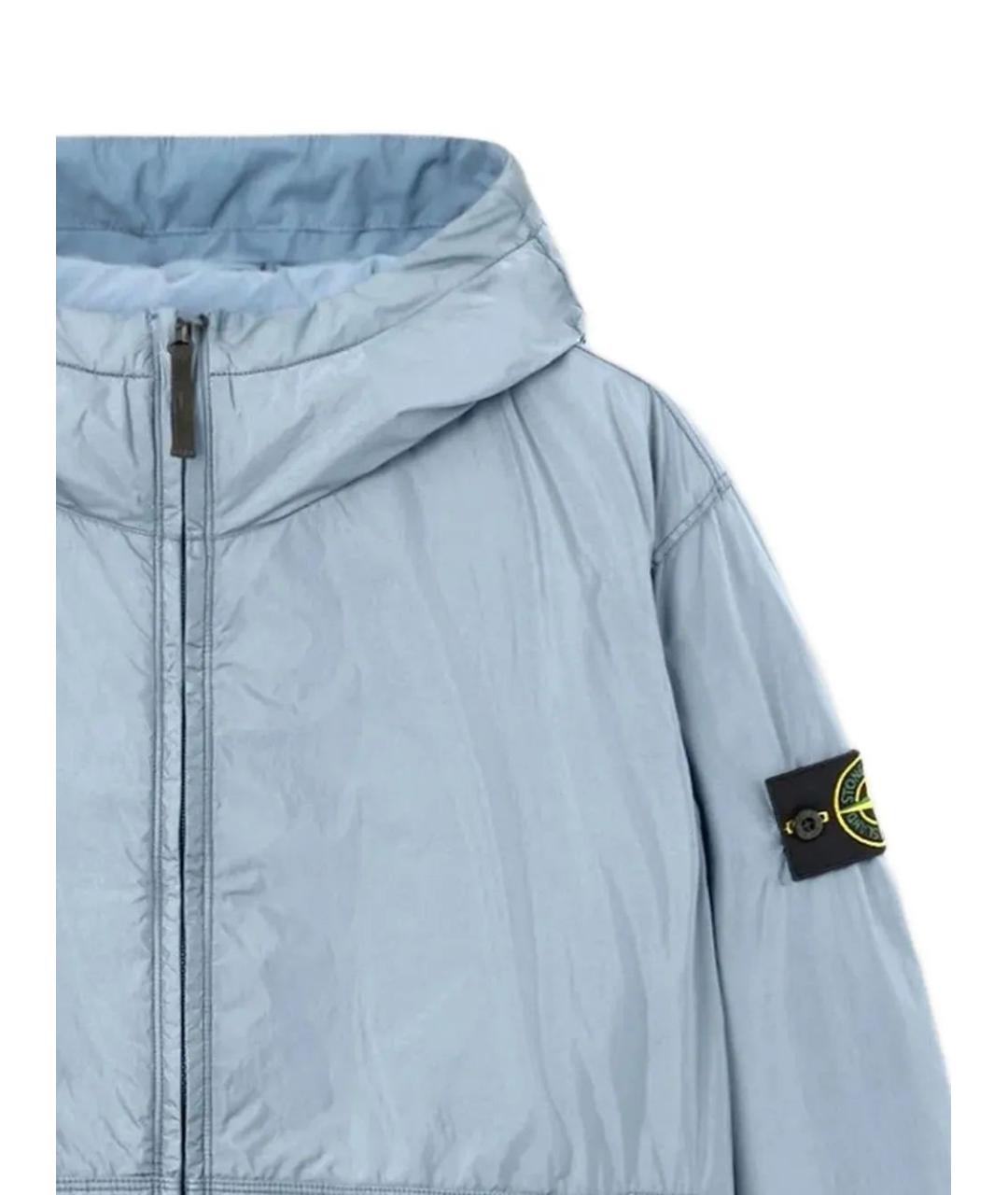 STONE ISLAND Синяя полиамидовая куртка, фото 2