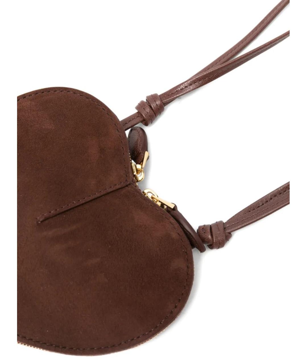 ALAIA Коричневая кожаная сумка через плечо, фото 4