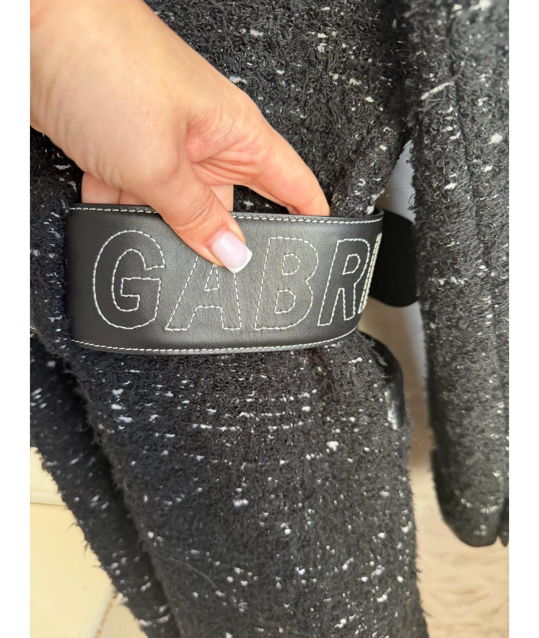 CHANEL Черное твидовое пальто, фото 2