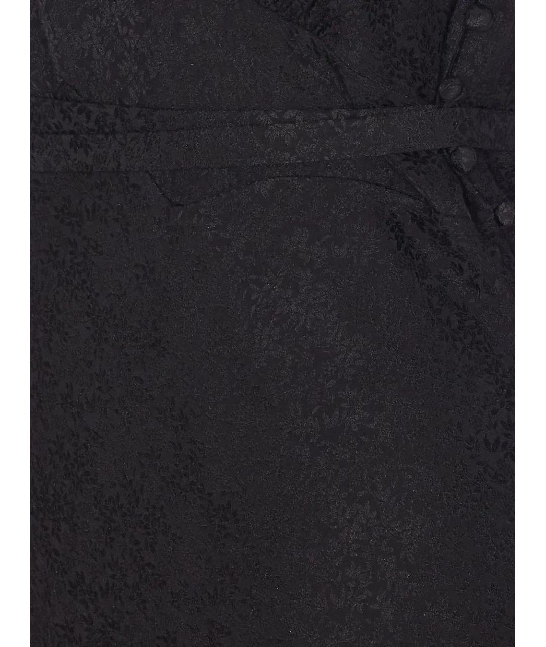 CHLOE Черное шелковое вечернее платье, фото 4