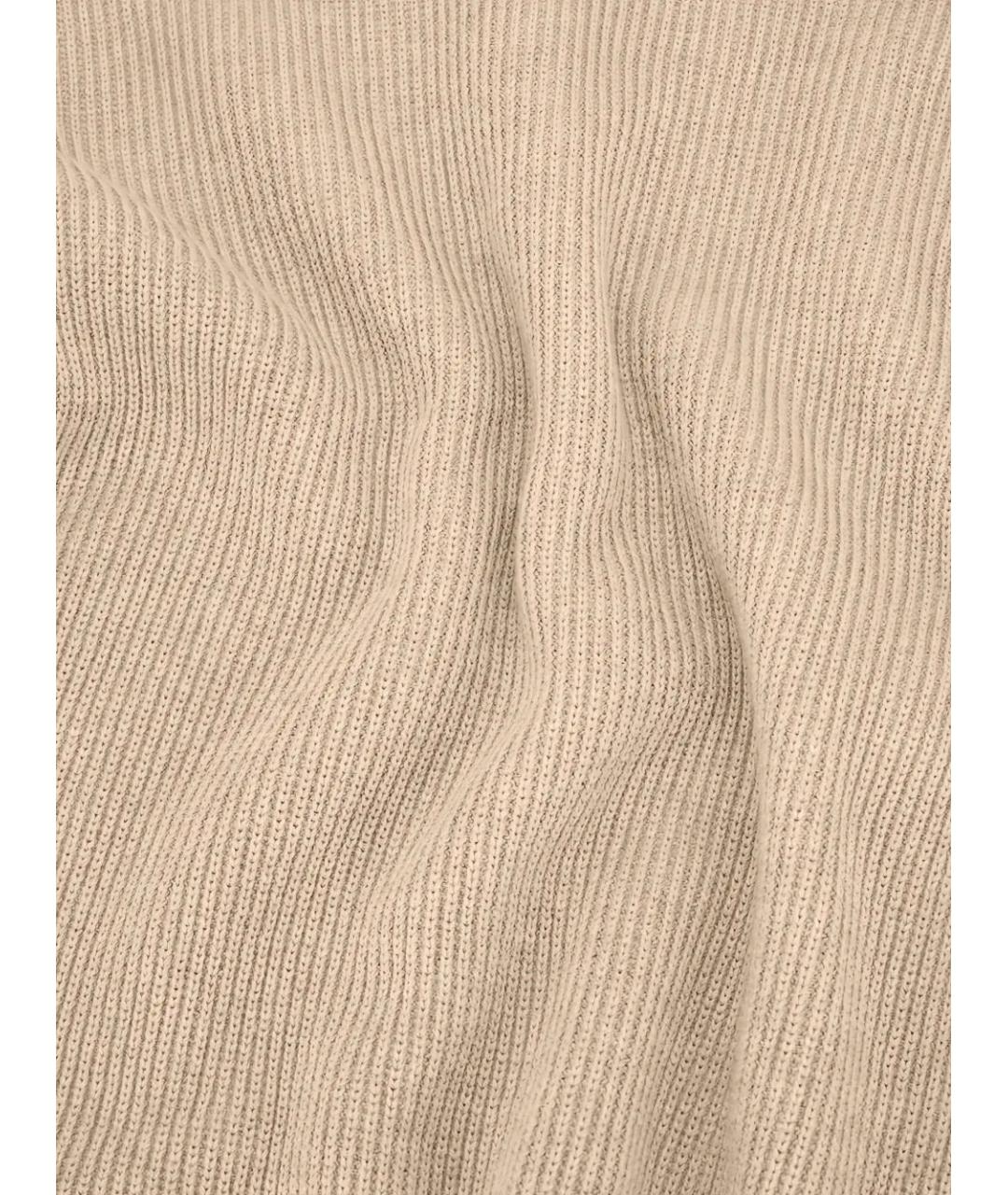 STONE ISLAND Бежевый хлопковый кардиган, фото 3