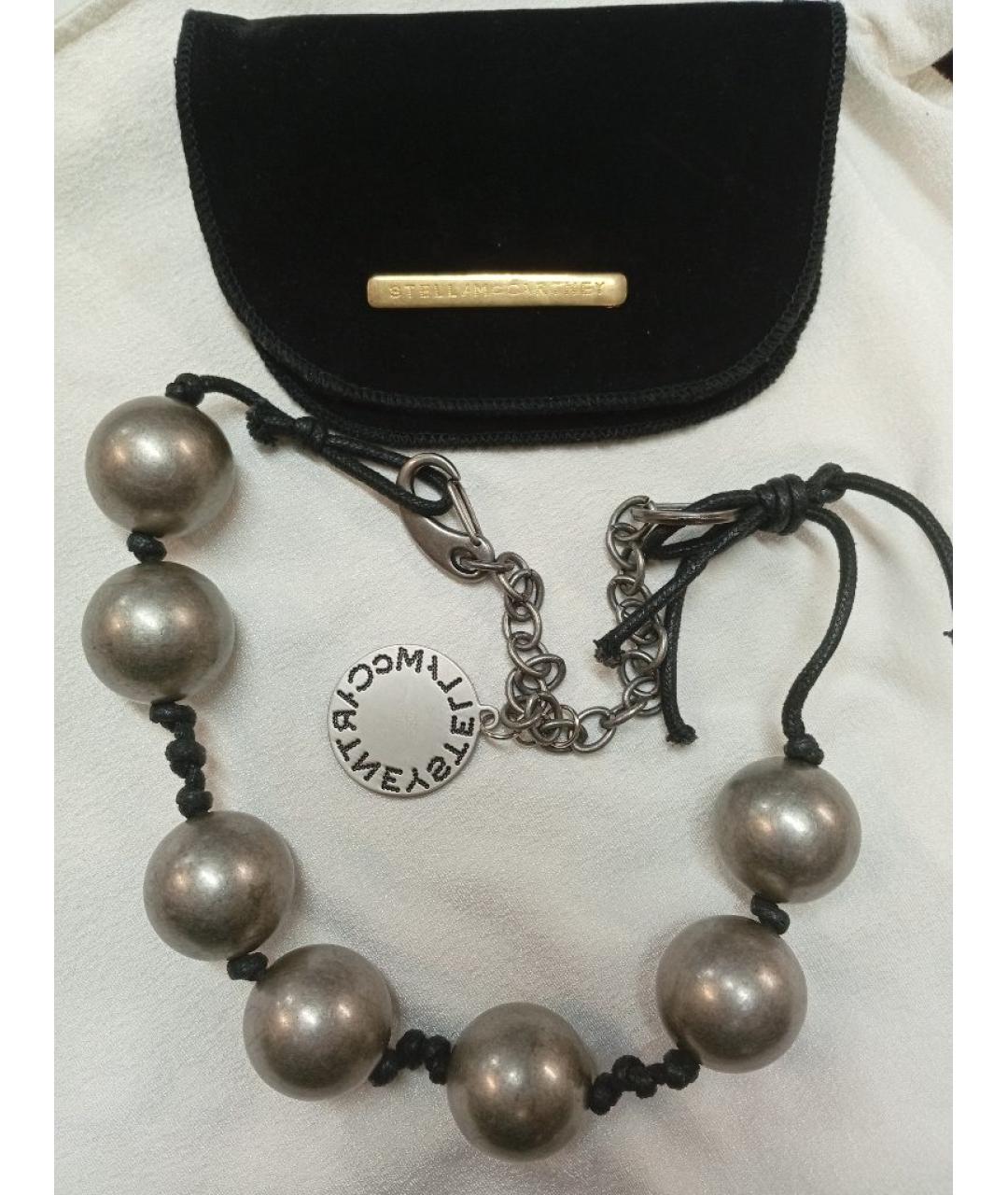 STELLA MCCARTNEY Серебряное металлическое колье, фото 4