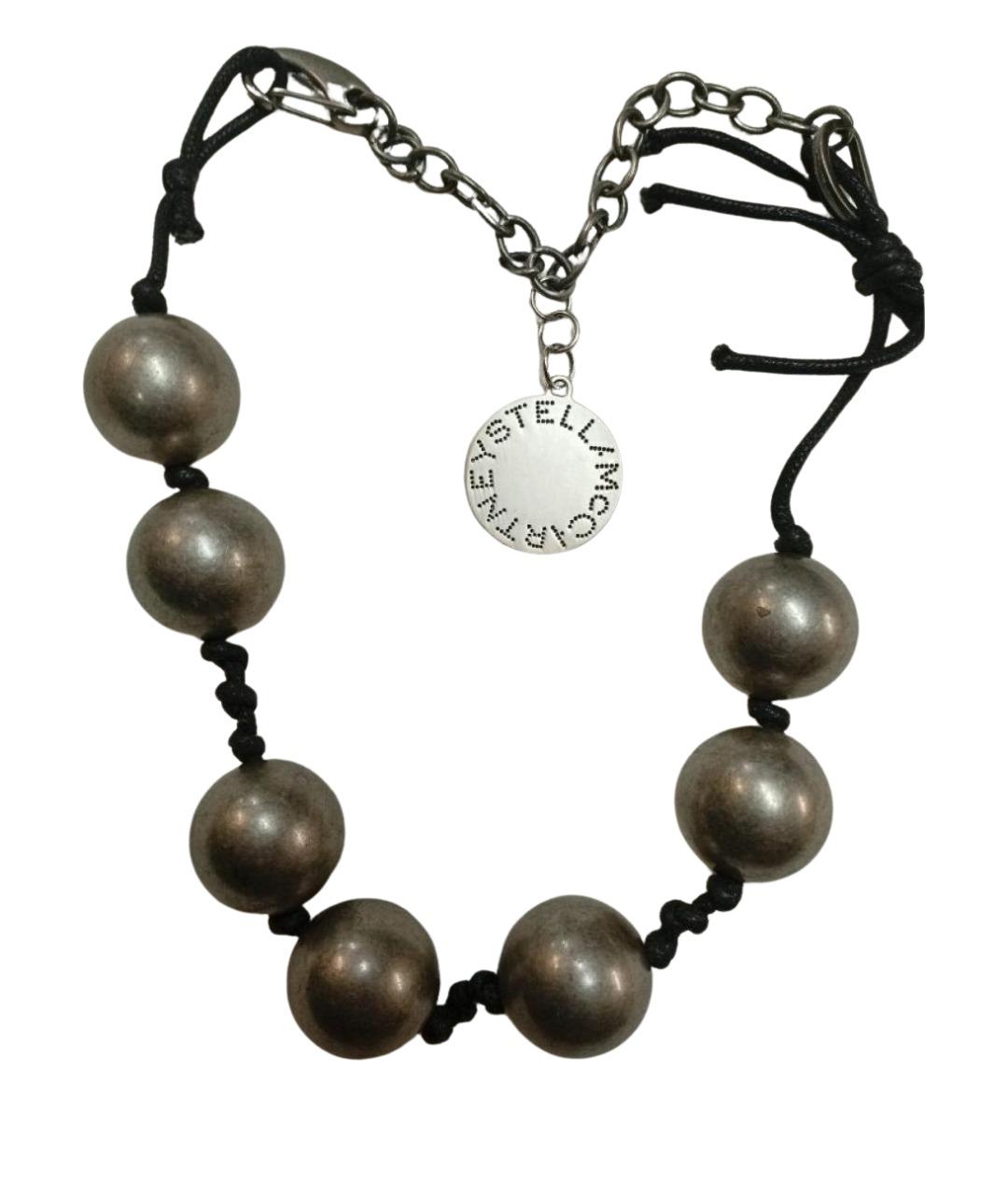 STELLA MCCARTNEY Серебряное металлическое колье, фото 1