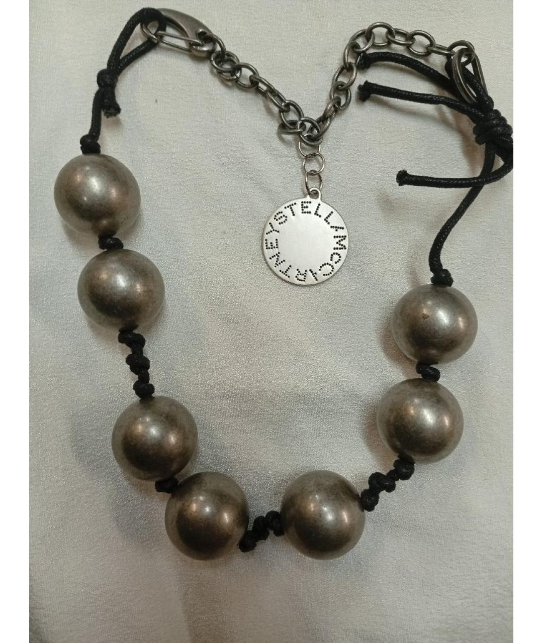 STELLA MCCARTNEY Серебряное металлическое колье, фото 5