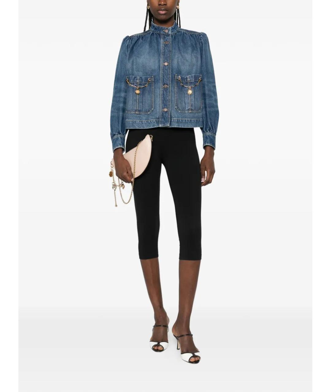 CHLOE Синяя хлопковая куртка, фото 2