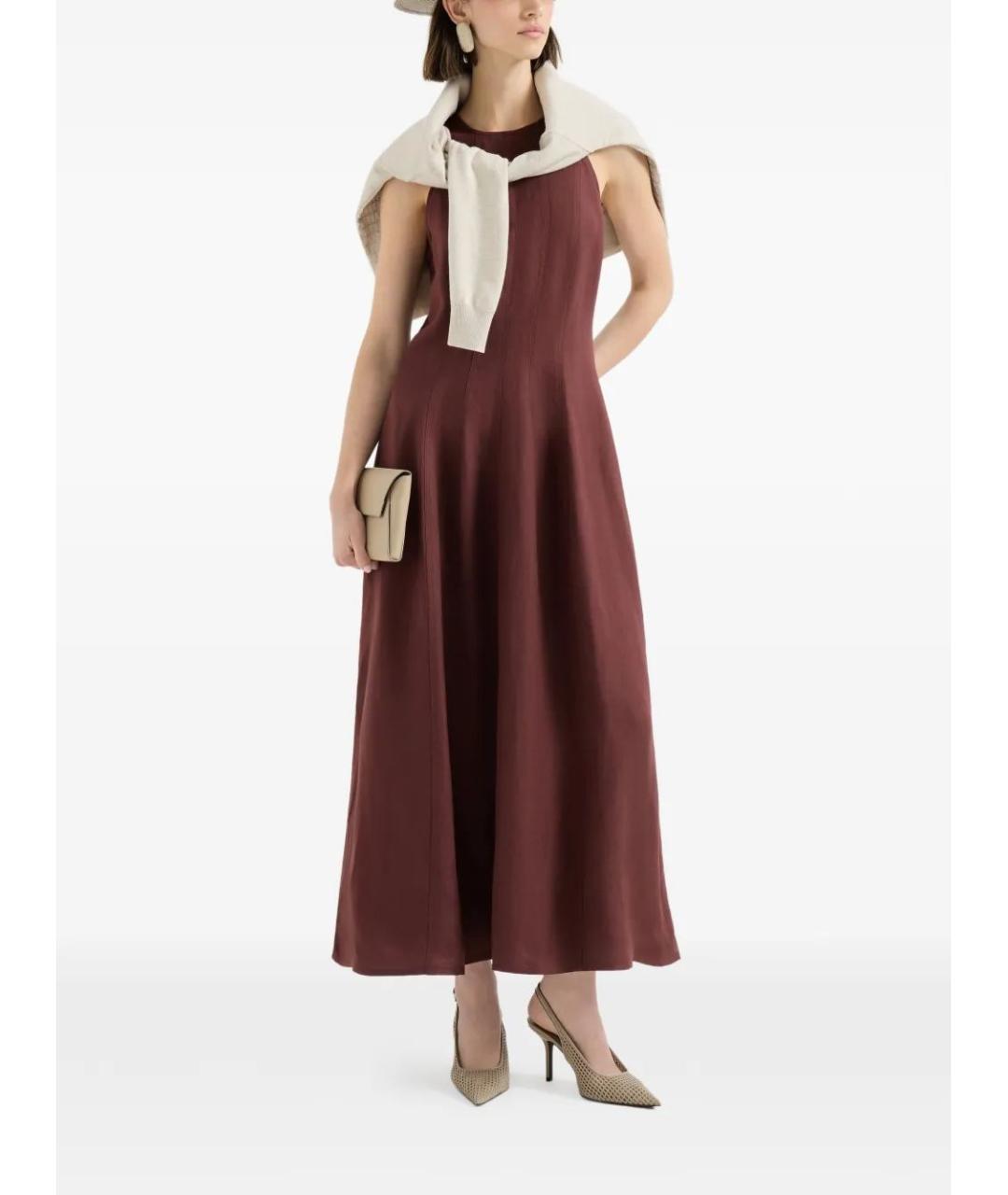 BRUNELLO CUCINELLI Вискозное вечернее платье, фото 2