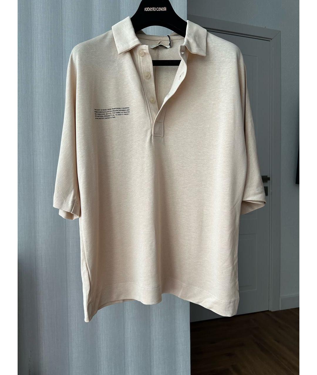 THE PANGAIA Бежевый хлопковый костюм с брюками, фото 8