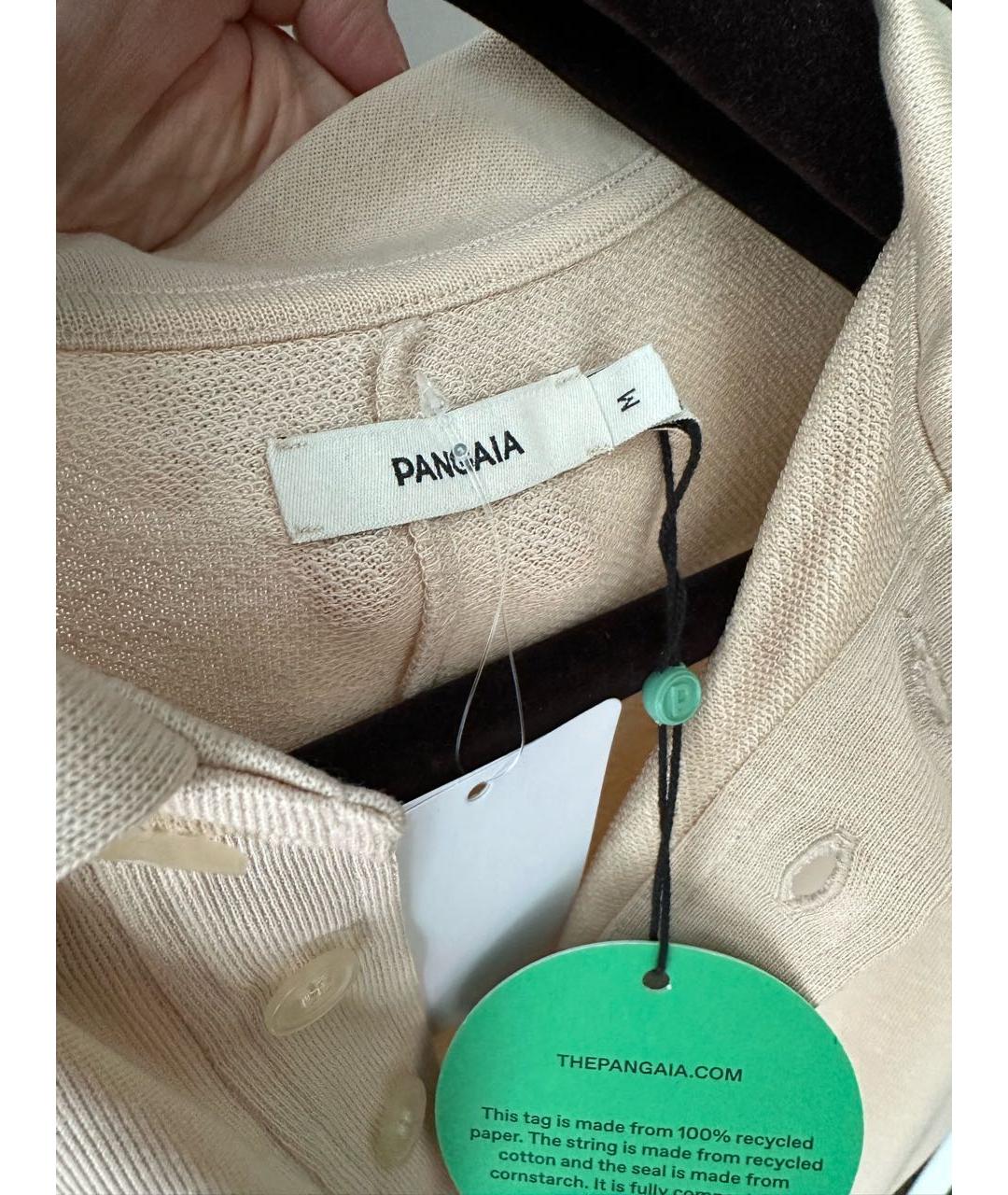 THE PANGAIA Бежевый хлопковый костюм с брюками, фото 3