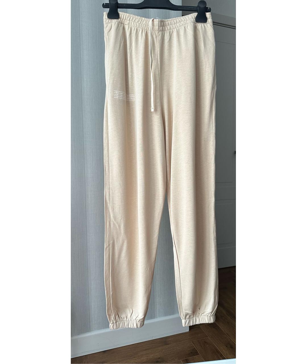 THE PANGAIA Бежевый хлопковый костюм с брюками, фото 2