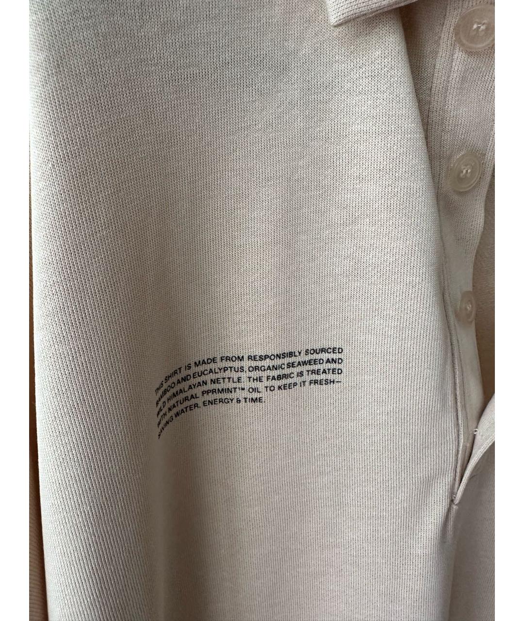 THE PANGAIA Бежевый хлопковый костюм с брюками, фото 4