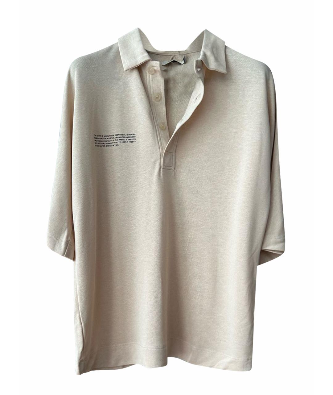 THE PANGAIA Бежевый хлопковый костюм с брюками, фото 1